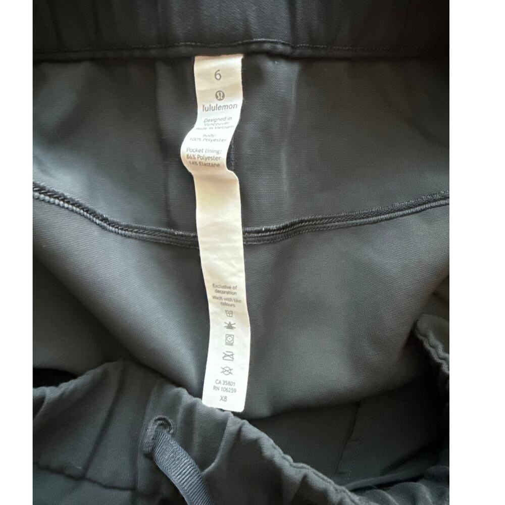 Lululemon On The Fly Wide Leg Pant Woven in Black Size 6 - Picture 8 of 10
